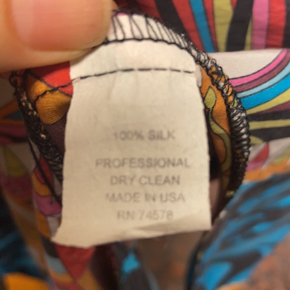 COPY - COPY - Cache 100% silk dress size M - Picture 5 of 5